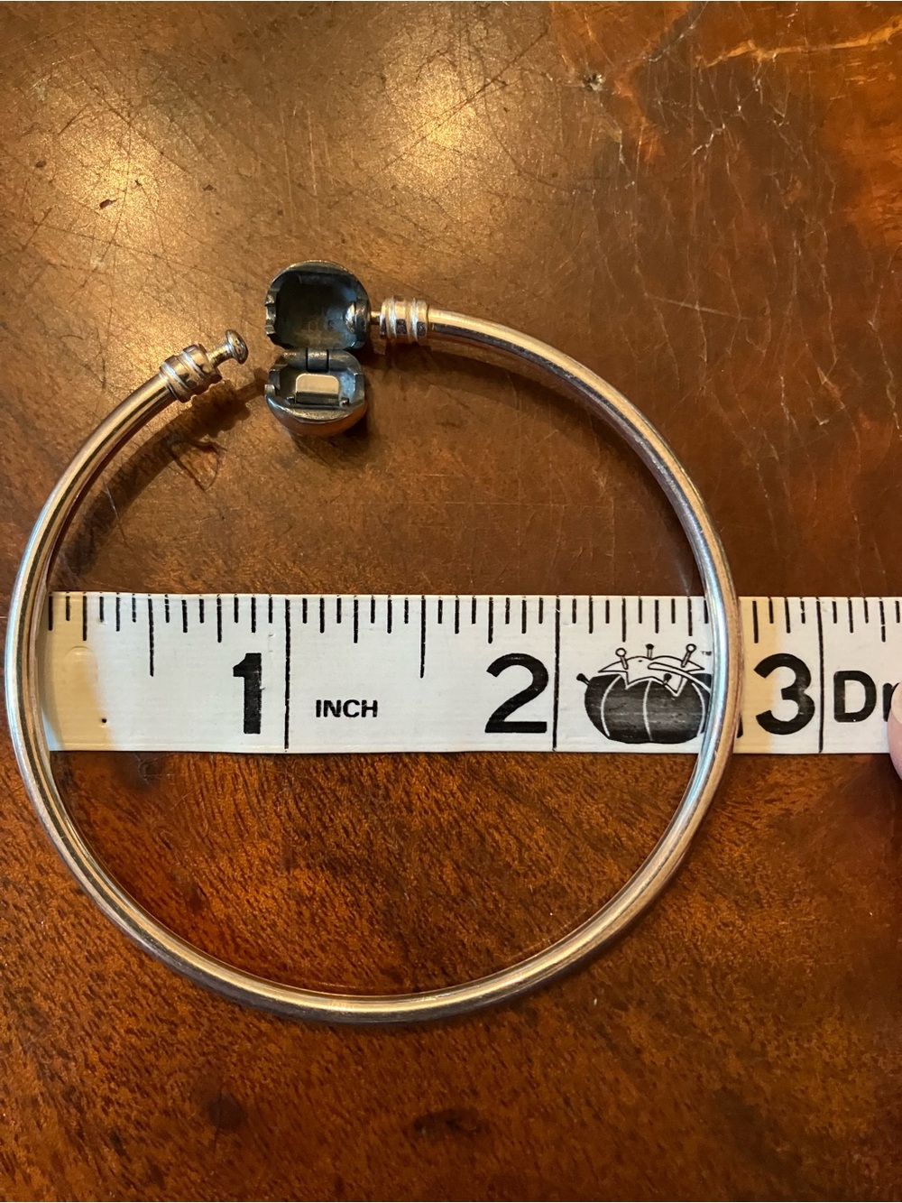 Pandora Bangle Bracelet. Sterling. - Picture 2 of 2